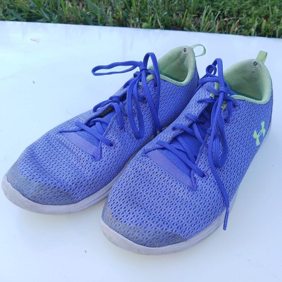 Under Armour Girls Street Precision Size 6.5Y  Purple Running Shoes - Picture 2 of 7